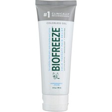 6 Pack BioFreeze Menthol Pain Relief Colorless Gel, 3 fl oz