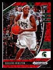2020-21 Prizm Draft Picks Fast Break Red /125 Cassius Winston #69 RC Rookie
