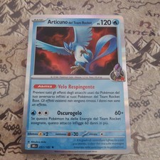 ARTICUNO DEL TEAM ROCKET 051/182 RIVALI PREDESTINATI RARA HOLO CARTA POKEMON NM