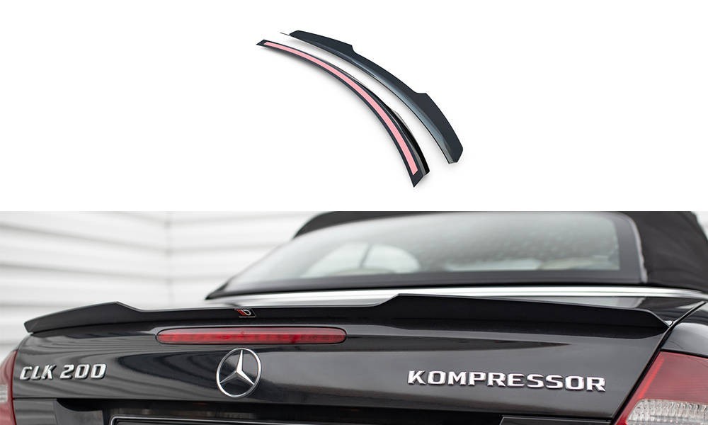 Spoiler cap Maxton pour Mercedes CLK A209 pour rajeunir la ligne arrière