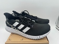 Adidas Kaptir 2.0 Sneakers Men's Black Lace Up Athletic Running Trainers - 11