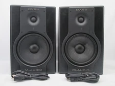 PAIR M-Audio BX8a DELUXE Studiophile Active Bi-Amp Studio Monitor Speakers #124