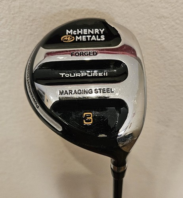 #ad #ad McHenry Metals Forged 3 Wood Tourpure II 3 Wood Stiff Graphite Shaft Mens RH $29.95