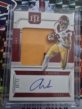 Amon-Ra St Brown National Treasures Collegiate College Silhouettes Signatures/39