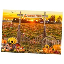7X5FT Fall Backdrop Photography Pumpkin Patch Backdrops Autumn Harvest 7x5ft