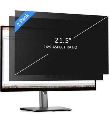 Ceydebne 21.5'' Monitor Privacy Screen Filter 2-Pack 16:9 Anti-Glare Blue Light