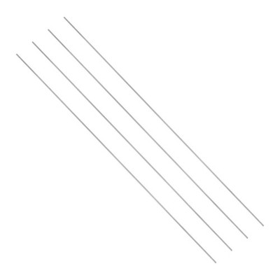 4 pcs 2.5mm Dia 356mm Length GR5 Metal Solid TC4 Titanium Round Bar[0.1 x 14IN]