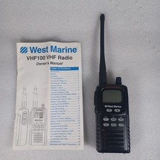 West Marine Submersible VHF 100 UNTESTED Marine Radio Waterproof Transceiver