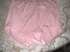 Vintage BALI Pink Nylon GRANNY Panties Brief Skimp Skamp 2633 - 2XL
