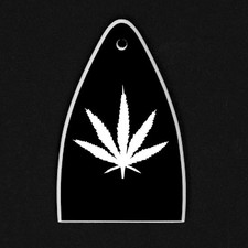 GUITAR TRUSS ROD COVER Engraved Etch Fit Paul Reed Smith PRS USA - POT LEAF 420