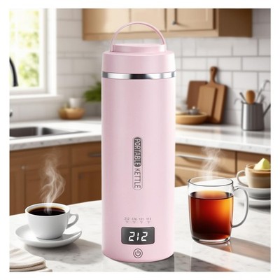 Travel Kettle, Portable Kettle with 4 Temperature Controls, 304 Stainless Ste...