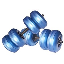 Water Filled Dumbbells Set - Water Filled Weights - Portable Travel Weights -...