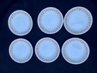 6 pc Vintage BUTTERFLY GOLD Corelle Corning  6.3/4" In Bread Dessert Plate Set — photo 2