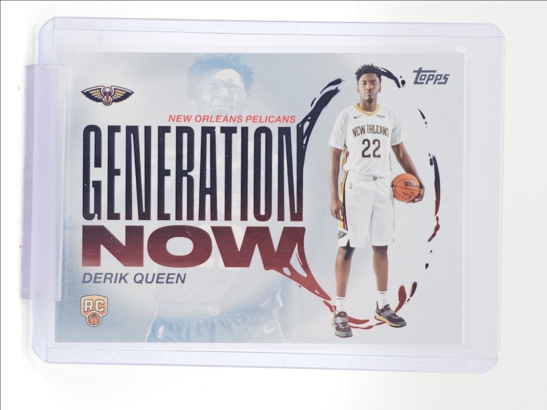 DERIK QUEEN 2025-26 TOPPS BASKETBALL ROOKIE GENERATION NOW PELICANS RC Q5760