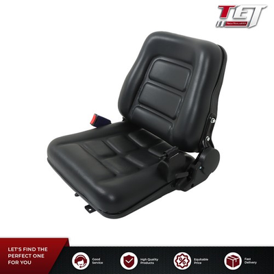 #ad Forklift Seat Waterproof PVC replacement Universal For Tractor With Safety Belt $77.07