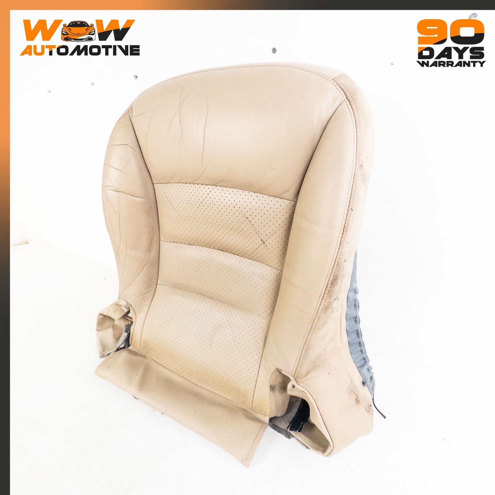 05-11 CHEVROLET CORVETTE C6 FRONT LEFT BOTTOM LOWER SEAT CUSHION LEATHER OEM