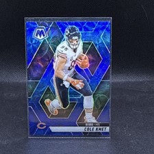 Panini 2025 Mosaic Cole Kmet #48 Chicago Bears   Parallel Football blue scope 