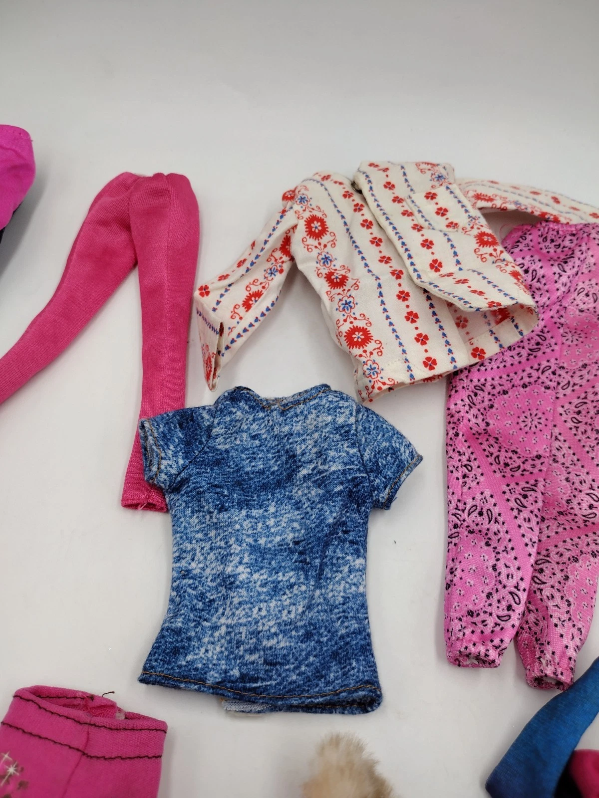  vintage barbie doll clothes lot 