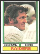 1974 Topps #245 George Blanda