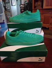  Suede Classic Ice Mix Men's Size 12 362780 01 Mint Leaf- Simply Green 