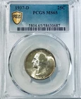 1937 D Washington Quarter PCGS MS65