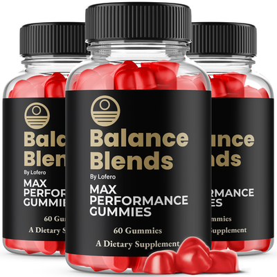 #ad 3 Pack Balance Blends Gummies BalanceBlends Male Performance Gummys 180ct $39.95
