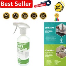 500ml Double Strength Vinegar - Strong Cleaner for Sparkling Kitchens & Gardens 21.98 per litre