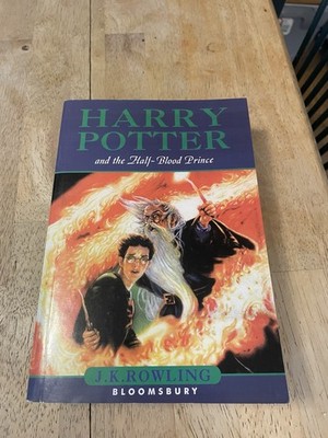 JK Rowling Harry Potter & The Half-Blood Prince Paperback Book First UK Edition