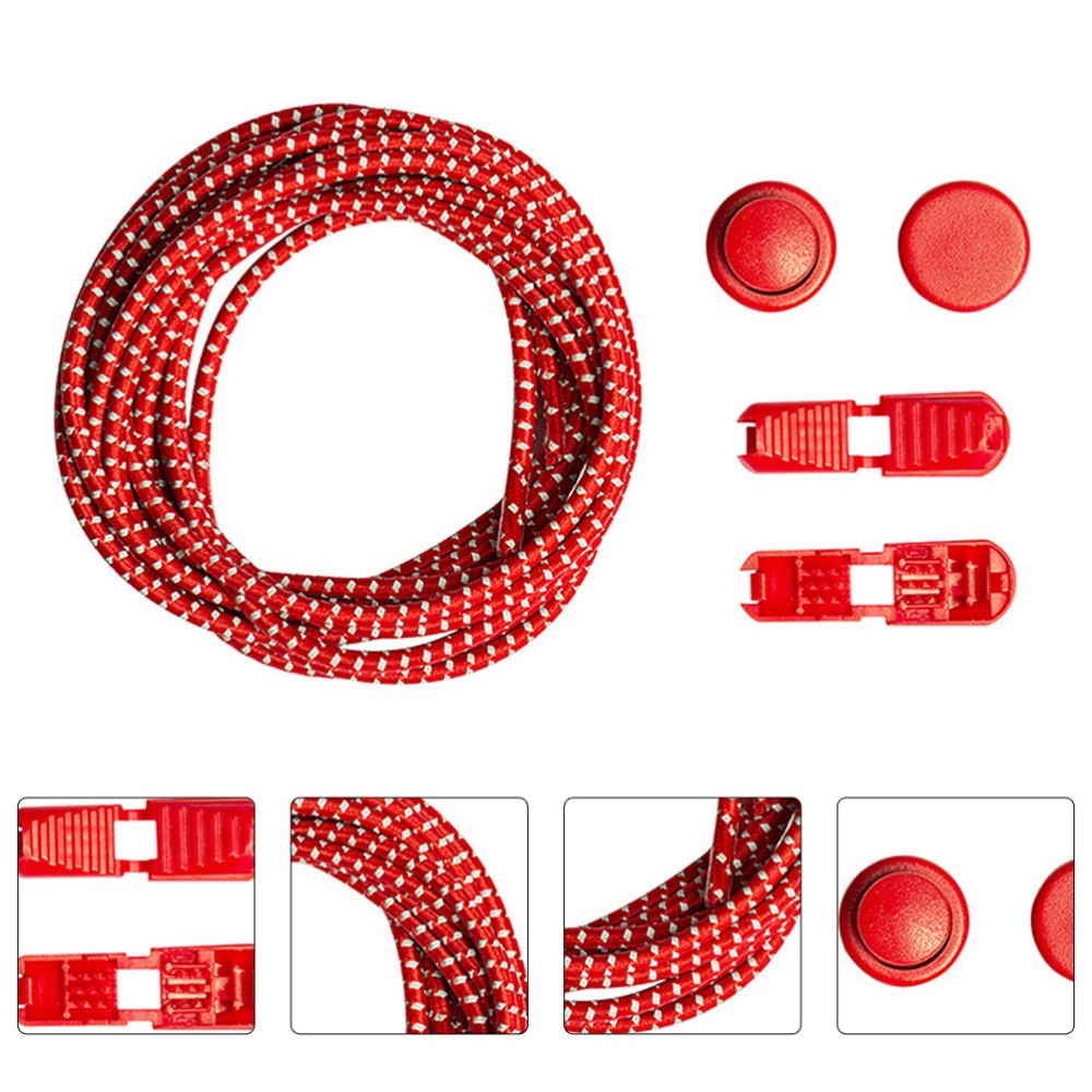 APL 1 Paio Lacci per Scarpe Antinfortunistiche Elasticizzati Riflettenti Lacci Elasticizzati Sneakers