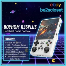 R36S Plus Retro Handheld Game Console  64 GB-  ARKOS 2.0 🎮