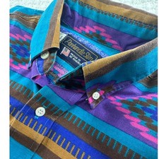 Panhandle Slim Southwestern Aztec Western Long Sleeve Button Down 15-33