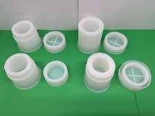 Jars With Screw Top lids Resin Silicone Mold Lot Of 4