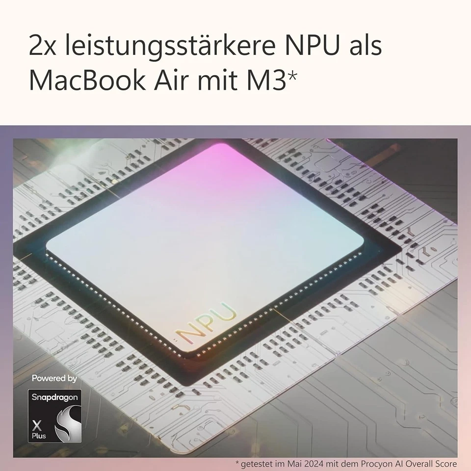 Microsoft Surface Pro 11 - 13" - Platin - 16GB+256GB - Snapdragon X Plus - NEU - Bild 4 von 4