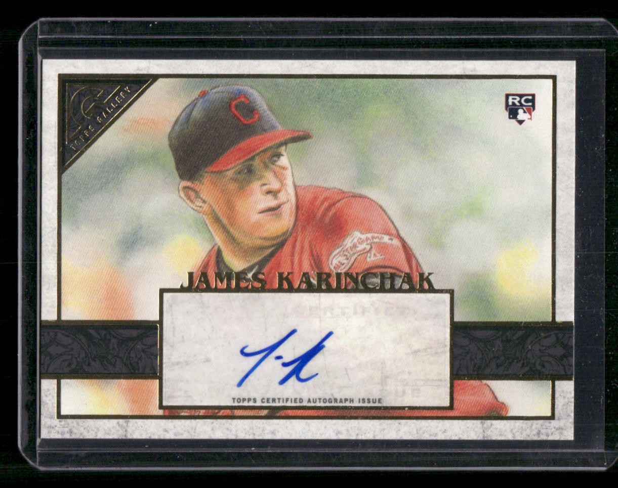 2020 Topps Gallery #110 James Karinchak Autographs Rookie