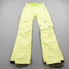 Burton AK Pants Womens Small Green Snowboard Ski Gore Summit Living Lining Snow