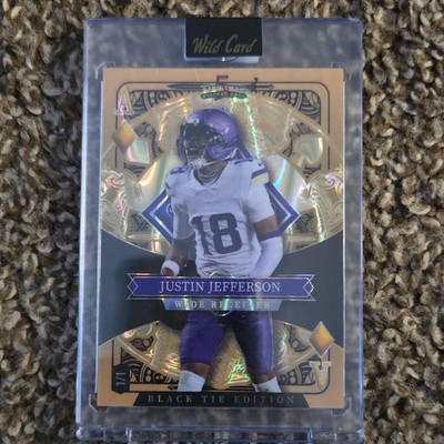 Wild Card 2026 Black Tie 5 Card Draw Stacked Deck Justin Jefferson #5 1/1
