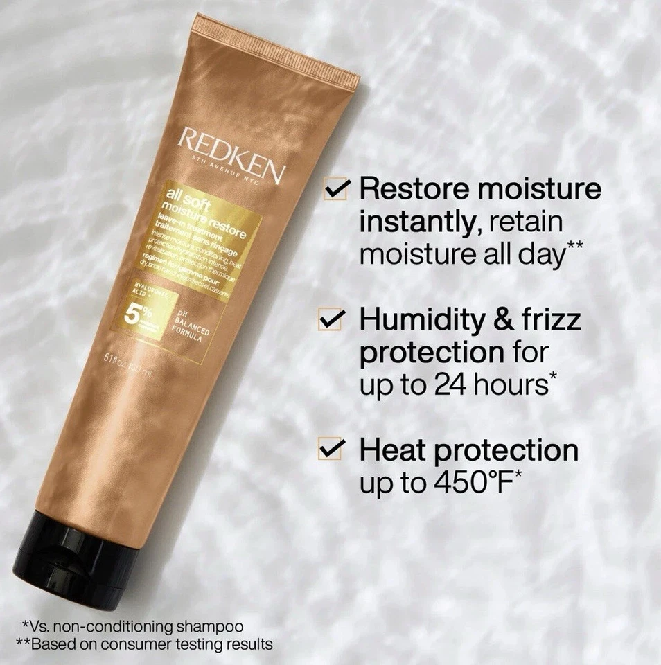 New Redken All Soft Shampoo Conditioner & Heavy Cream Treatment Trio - Image 3 of 3