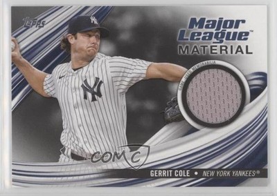2023 Topps Series 1 Major League Material Black 196/199 Gerrit Cole #MLM-GC 1j7t