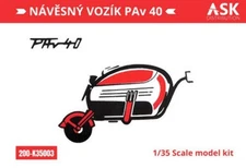 1/35 Artscale Naavesny PAv 40 (trailer) recommended for the Velorex kit