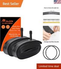 700C Heavy Duty Bike Tubes 700x35C/38C/40C/43C AV Schrader Valve 35/43-622 70...