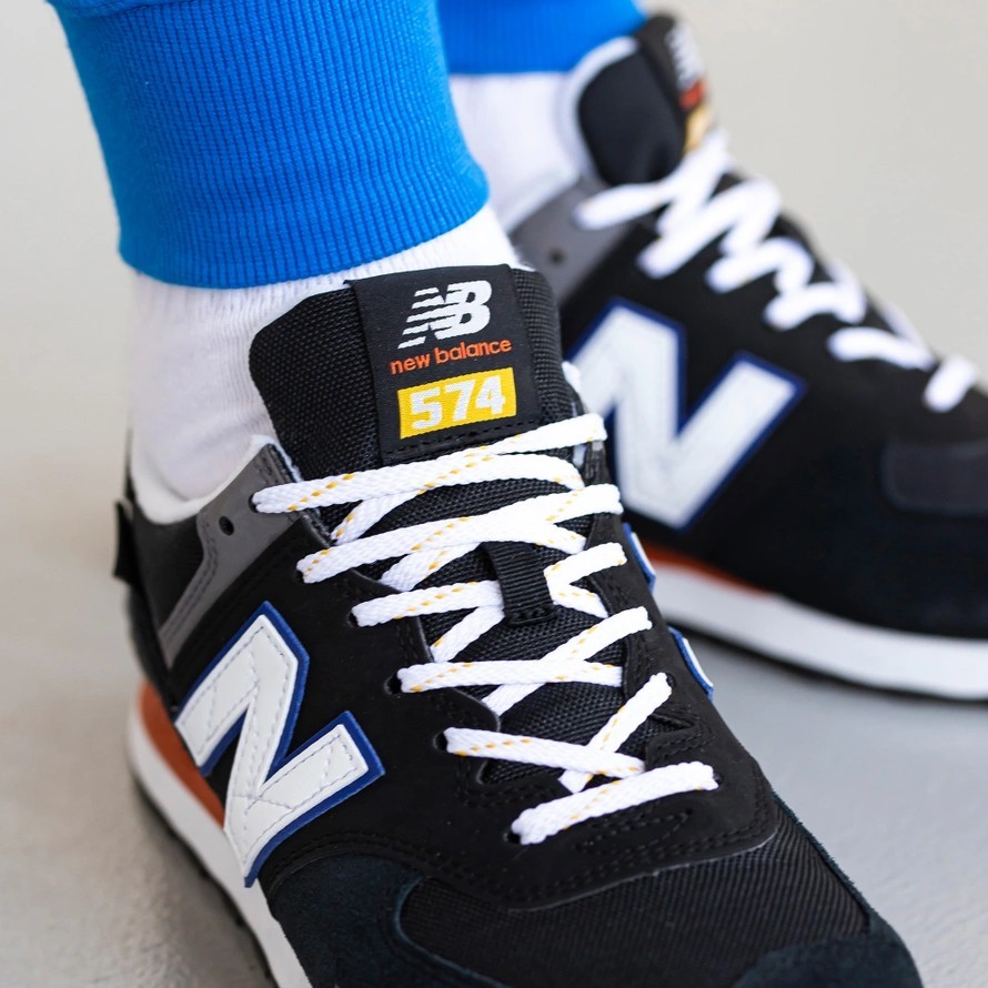 New Balance ML574HI2 Cordura Black Poppy Men display picture 3