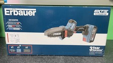 NEW rbauer Chainsaw Cordless 18V 3.0/6.0Ah ERI1035PRS Brushless 12cm Cutter