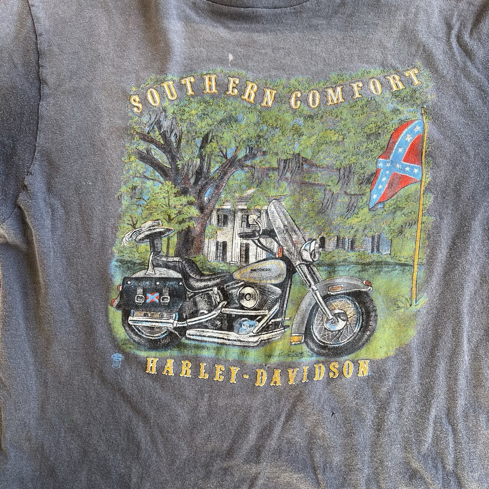Rare Harley-Davidson Southern Comfort Eagle On Back … - Gem