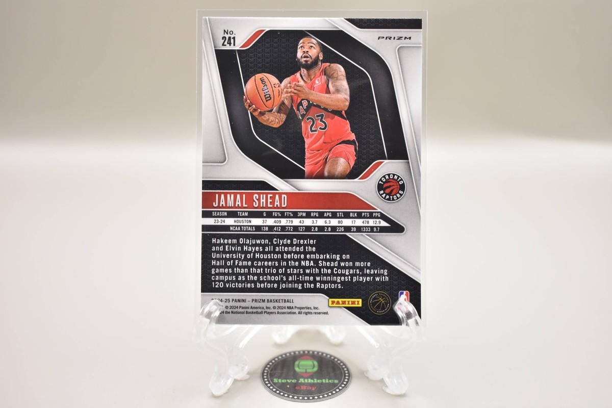 Jamal Shead Raptors 2024-25 Panini Prizm Cracked Ice Prizms Rookie