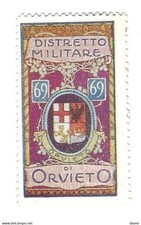 Vignette militaire delandre - Italie - Orvieto