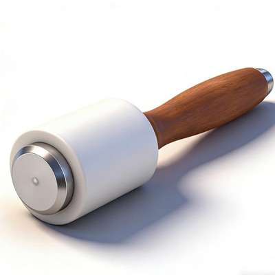 Leather Carving Hammer Mallet,Nylon T Head Wood Handle DIY Leathercraft Tool... 
