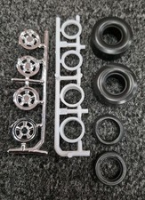 1951 51 Henry J Gasser Old School Revell 125 Model Wheel Tires Slicks Drag Race