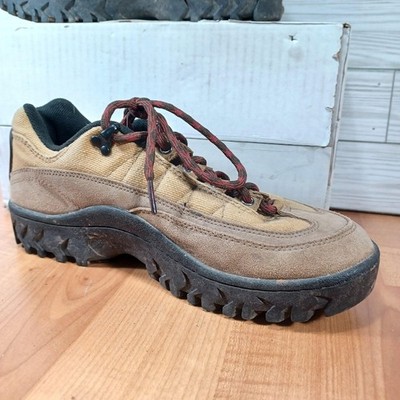 Vintage Nike ACG Rockwood Shoes Men 7.5 Low Brown Suede Hiking