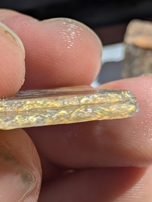 Rainbow Lattice Sunstone 15ct crystal matrix specimen rare gemstone Australian