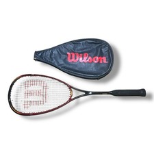 WILSON Aero High Beam Graphite Force Oversize Squash Racket With Cover 